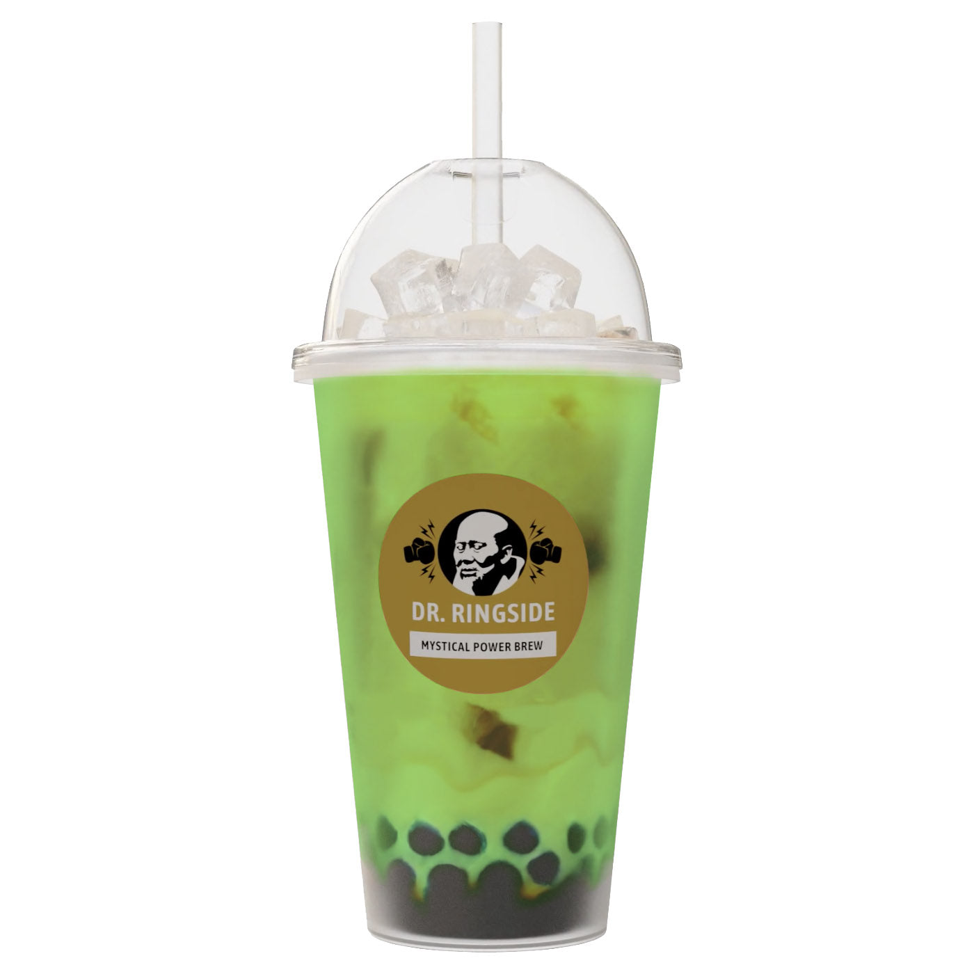 Dr. Ringside Instant MATCHA Milk Tea Powder and Tapioca Pearls (5-Pack) | No-Cook Ready to Eat Pearls