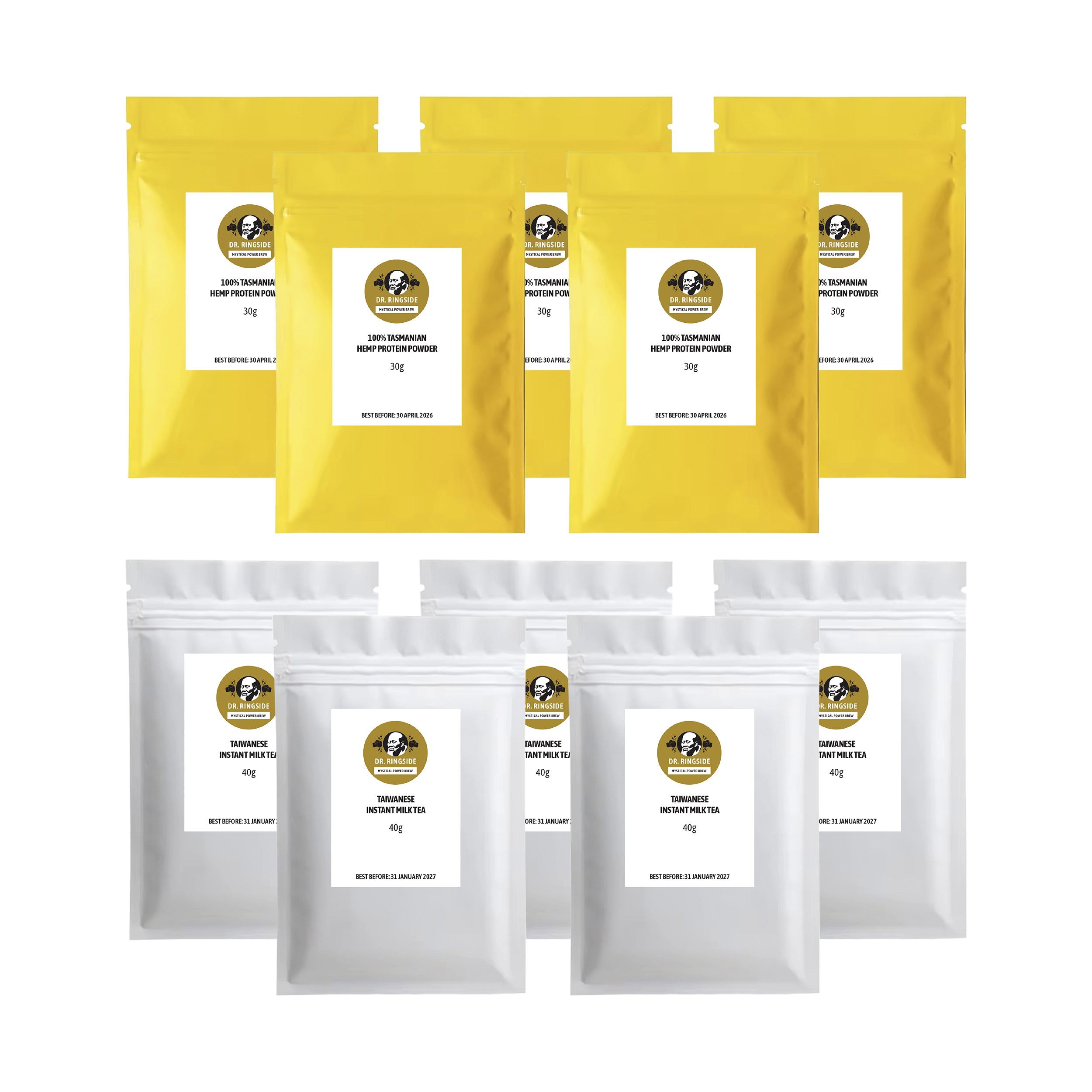 Instant Milk Tea and Hemp Protein (5-Pack - 375g)