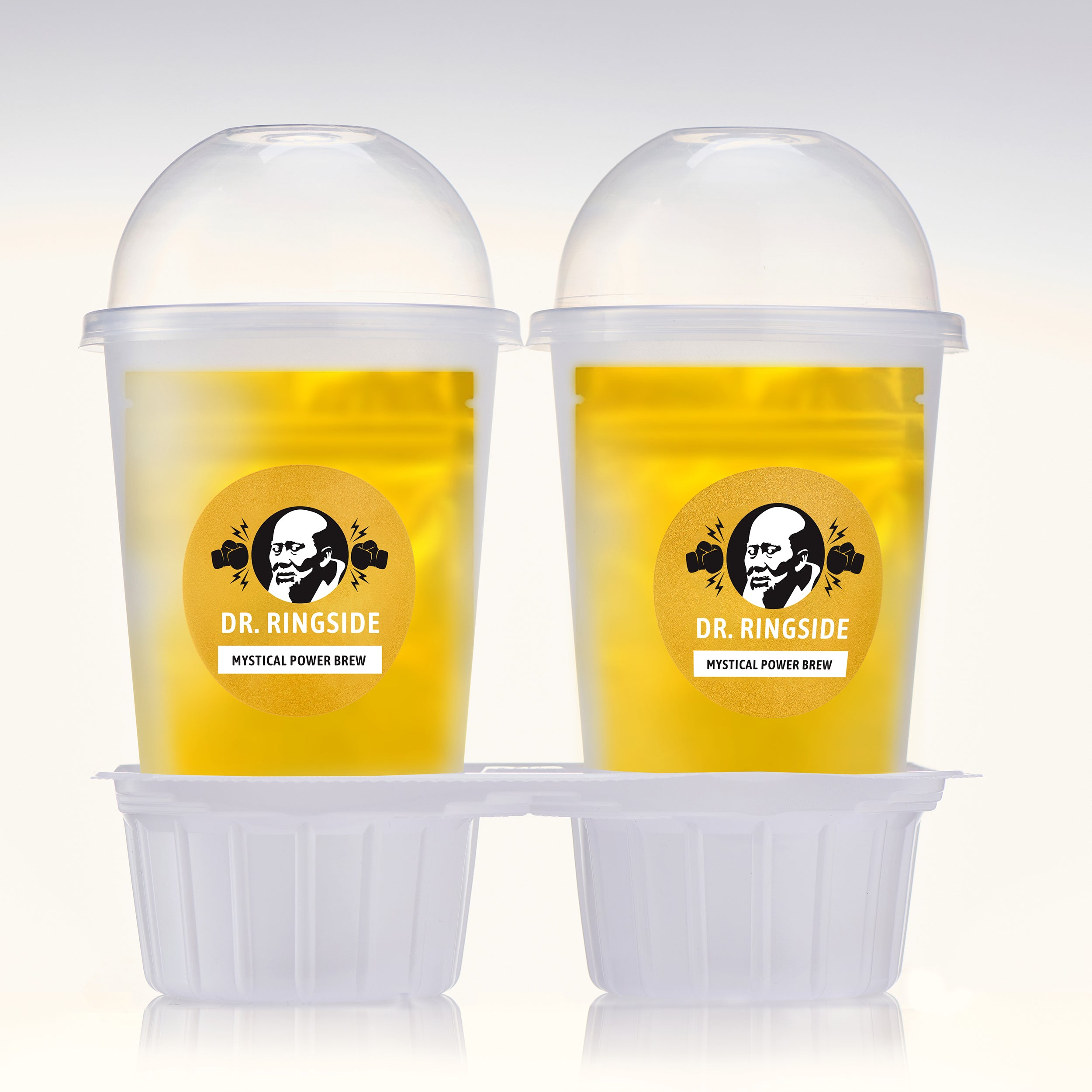 Instant Cold Water Pearl Milk Tea with Hemp Protein 500ml Combo Cup (2-Pack - 310g)