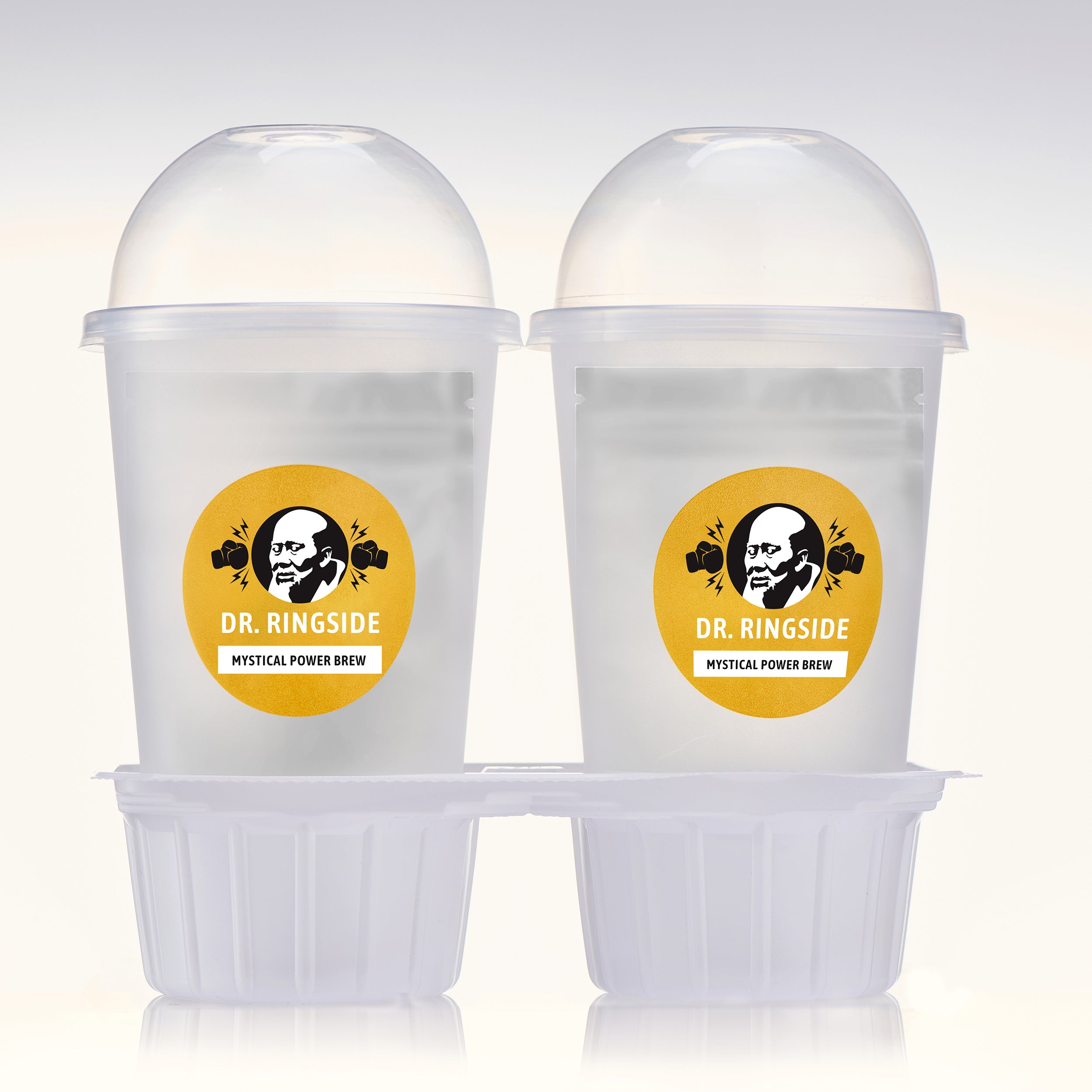 Instant Milk Tea and Tapioca Pearls 500ml Combo Cup (2-Pack - 250g)